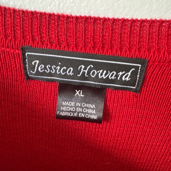 Jessica Howard long sleeve bow sweater dress - Picture 2 of 7